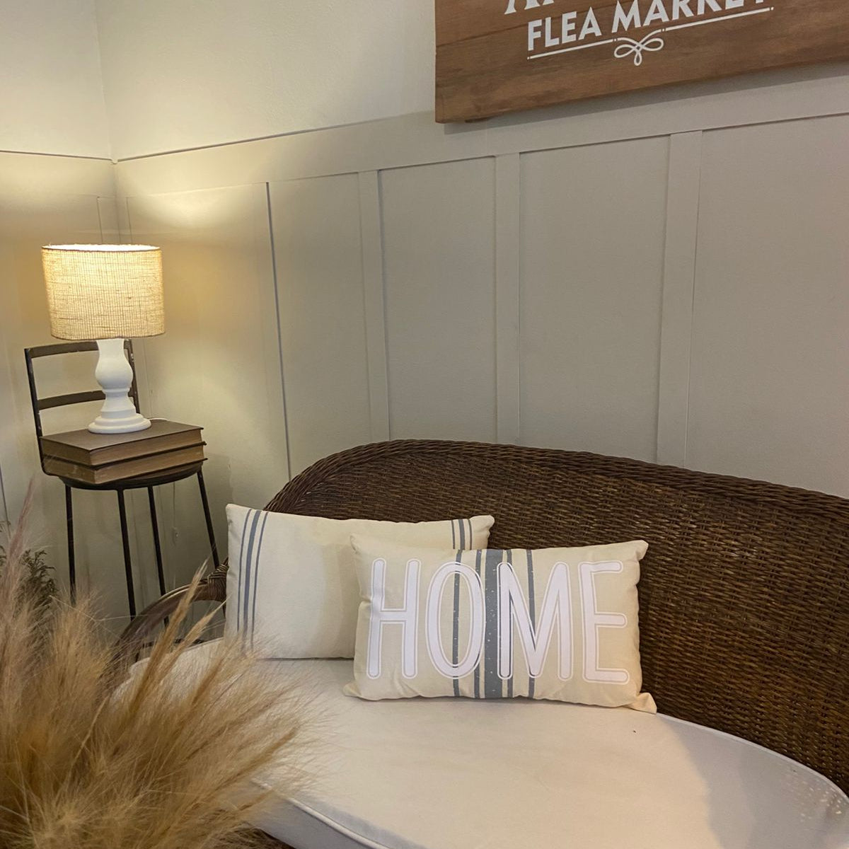 Almofada Baguete HOME 30x50cm - Algodão Cru