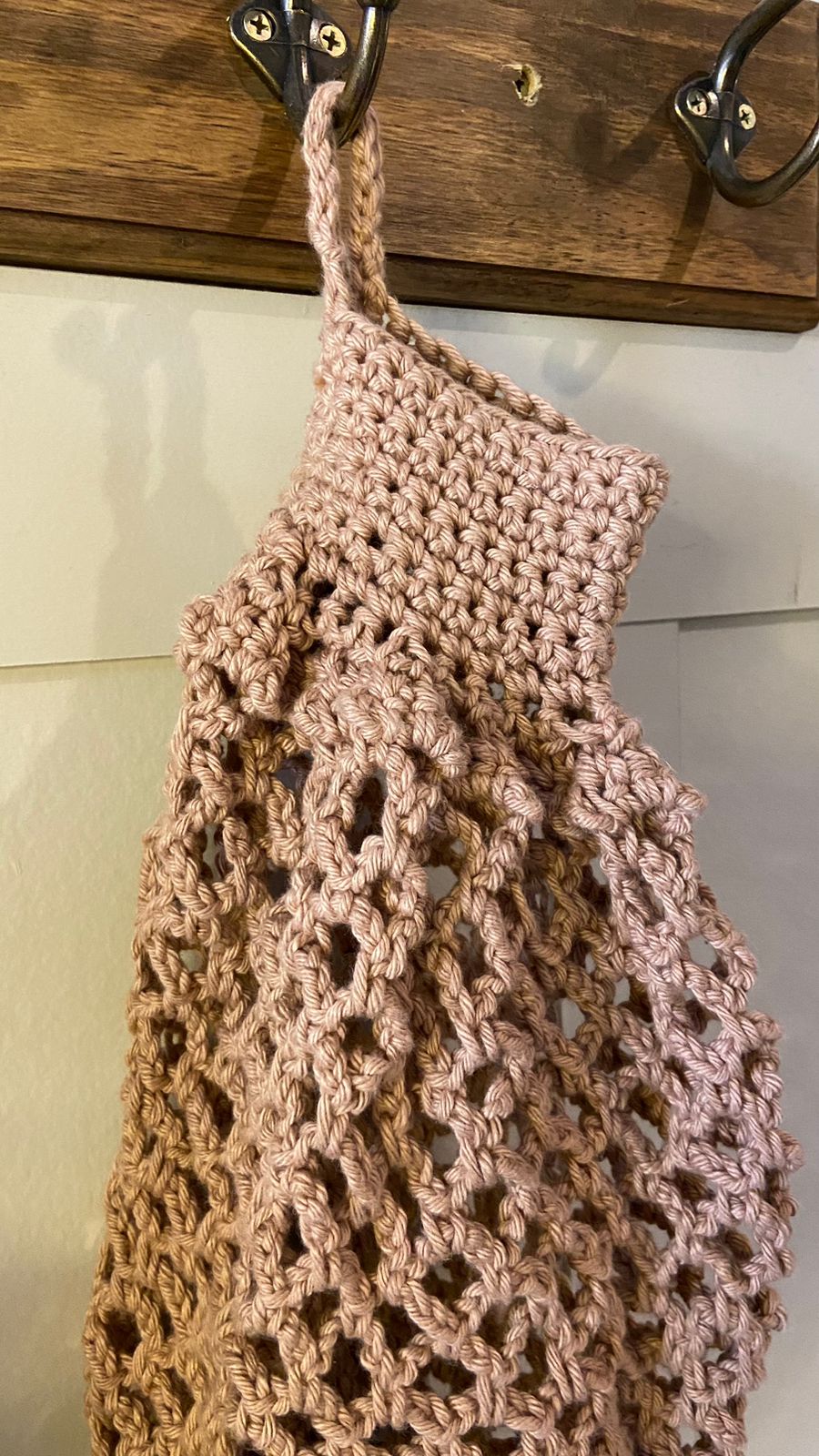 Puxa-Saco de Crochê – Feito à Mão com Fio Barroco