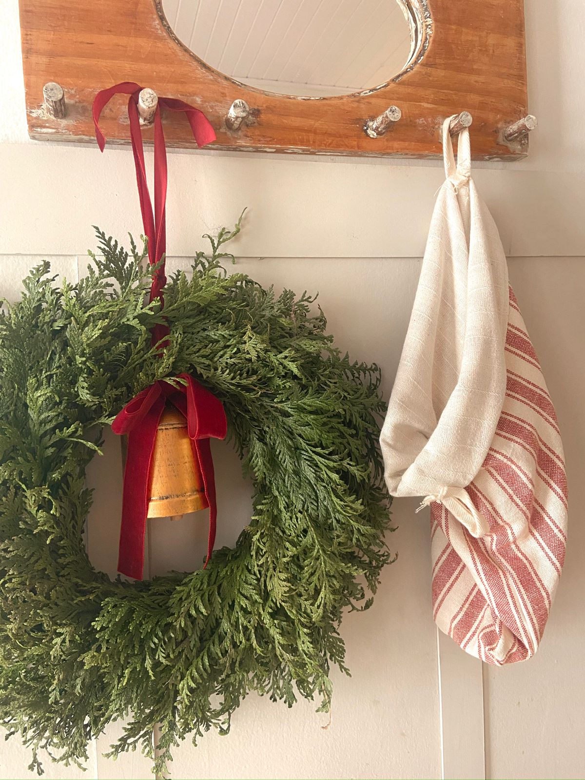 Guirlanda de Natal de Cedro Natural