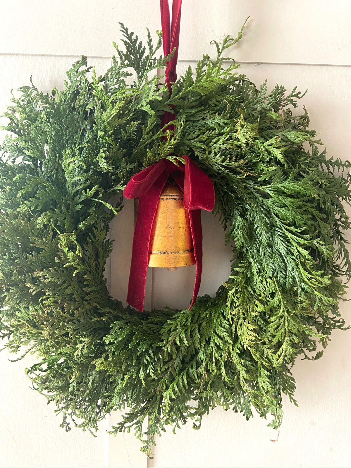 Guirlanda de Natal de Cedro Natural