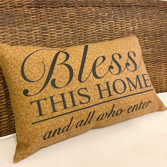 Almofada Baguete "Bless" Marrom