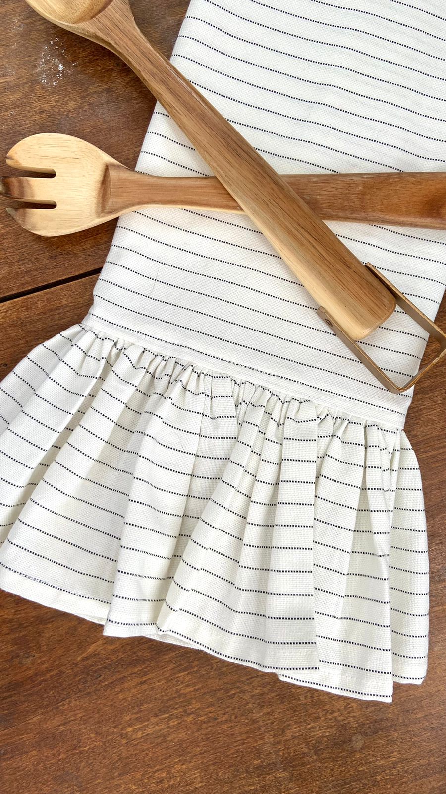 Toalha de Mão em Linho Estilo Farmhouse - 40x60 cm